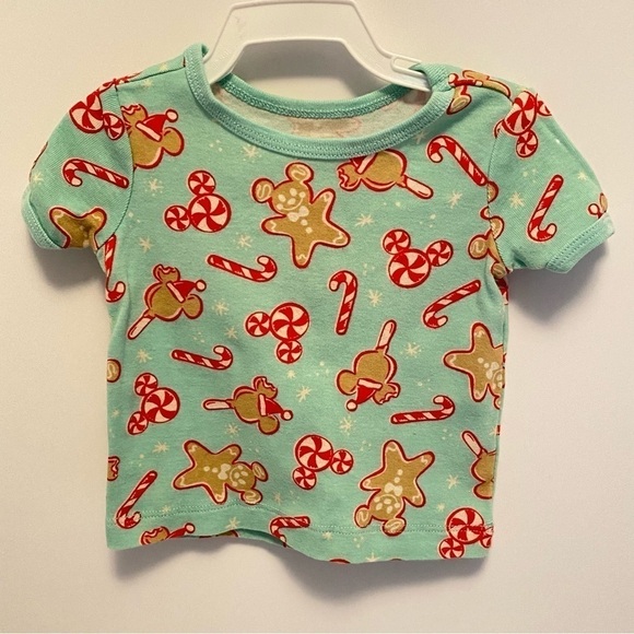 Disney Baby Mickey Mouse Holiday Treats 3 Piece PJ Sleep Set Size 3-6 Months - Picture 6 of 8